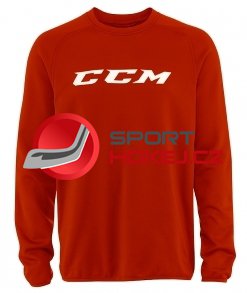 Mikina CCM Locker Room JR červená - vel.150