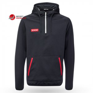 Mikina CCM Blackout 1/4 Zip Hoody SR - vel. XXL