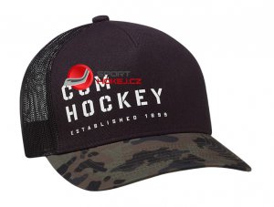 Kšiltovka CCM Camo Meshback Trucker 22 černá