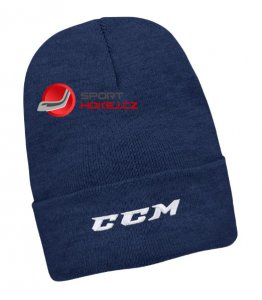 Zimní čepice CCM Team Cuffed tmavě modrá