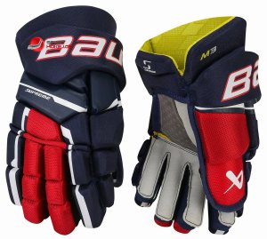 Rukavice BAUER S23 Supreme M3 INT modro-červené
