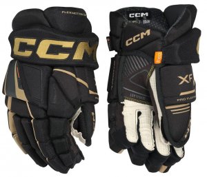 Rukavice CCM Tacks XF SR černo-zlaté