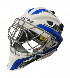 Brankářská maska CCM Axis F5 SR bílá/modrá