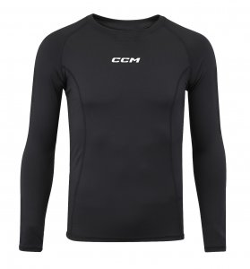 Ribano - triko s dlouhým rukávem CCM S24 Performance Compression LS Shirt SR