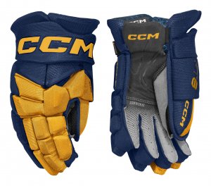 Rukavice CCM JetSpeed FT880 SR modro-žluté