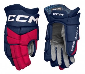 Rukavice CCM JetSpeed FT880 SR modro-červené