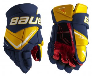Rukavice BAUER S25 Vapor Fly40 INT modro-žluté