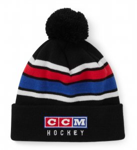Zimní čepice CCM Vintage Pom Knit SR