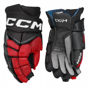 Rukavice CCM JetSpeed FT8 Pro SR černo-červené