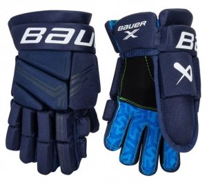 Rukavice BAUER S24 X JR tmavě modré