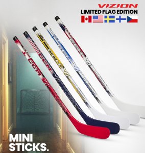 Minihokejka CCM Limited Flag Edition