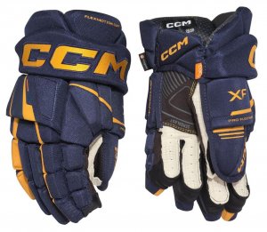 Rukavice CCM Tacks XF JR modro-žluté - vel. 12"