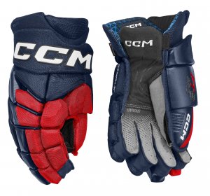 Rukavice CCM JetSpeed FT8 Pro SR modro-červené