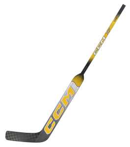 Brankářská hokejka CCM Axis XF SR bílá/žlutá - Levá P4 26"