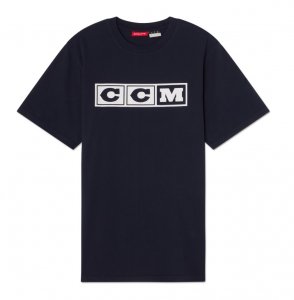 Dětské tričko CCM Vintage Navy YTH