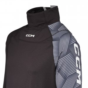 Tričko s nákrčníkem CCM Base Layer Neck Guard Shirt JR