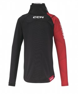 Tričko s nákrčníkem CCM Base Layer Neck Guard Shirt YTH