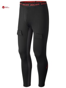 Hokejový suspenzor + Kalhoty BAUER Essential Compression Jock Pant YTH - vel. XS
