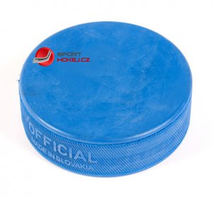 Hokejový puk modrý lehký