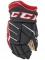 Hokejové rukavice CCM JetSpeed FT 370 SR černo-červeno-bílé - vel.13"