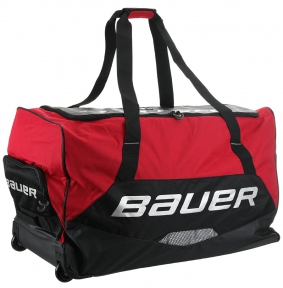 Hokejová taška na kolečkách BAUER Premium Wheel Bag SR 37" červená
