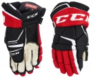 Hokejové rukavice CCM Tacks 9060 SR LTD černo-červené - vel. 15"