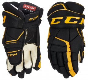 Hokejové rukavice CCM Tacks 9060 JR LTD černo-žluté