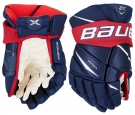 Hokejové rukavice BAUER Vapor 2X SR tmavě modro-červené - vel. 13"